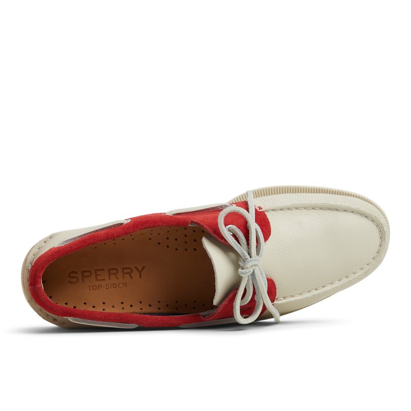 定率割引 西日本 Leather Men's Red/White eye_mm 2 Ao | US Sperry 靴